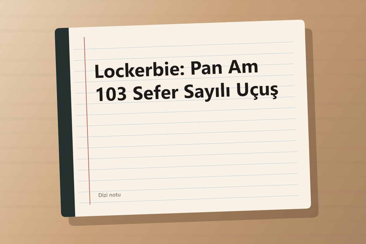Lockerbie: Pan Am 103 Sefer Sayılı Uçuş kapağı