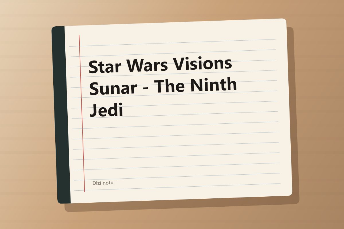 Star Wars Visions Sunar - The Ninth Jedi kapağı