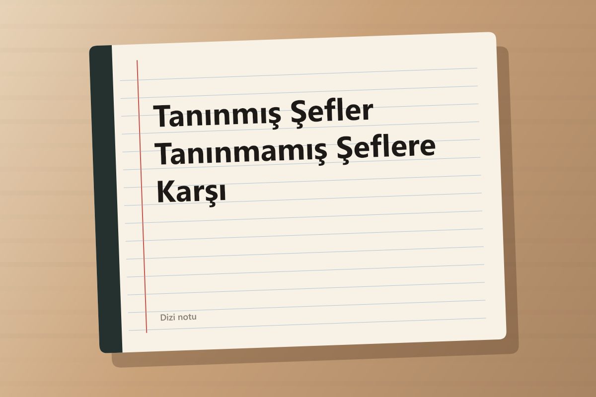 Tanınmış Şefler Tanınmamış Şeflere Karşı kapağı
