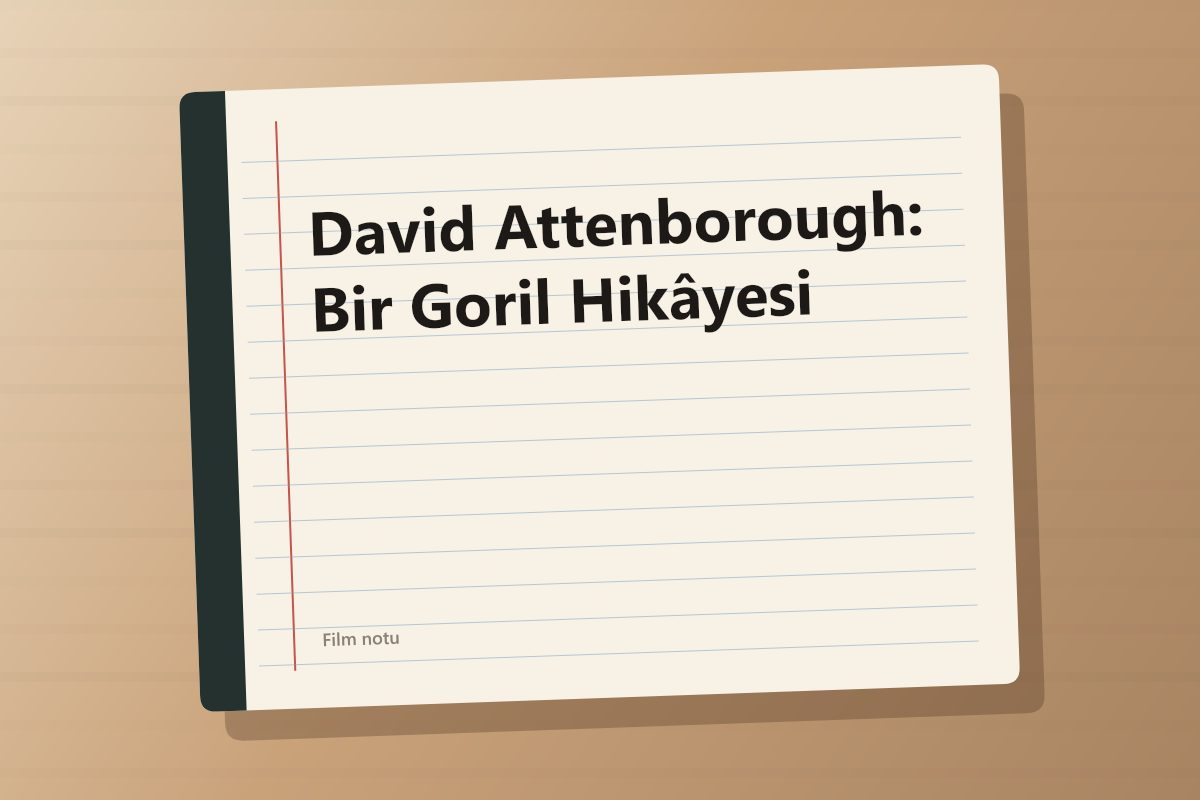 David Attenborough: Bir Goril Hikâyesi kapağı