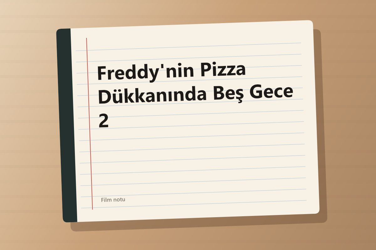 Freddy'nin Pizza Dükkanında Beş Gece 2 kapağı