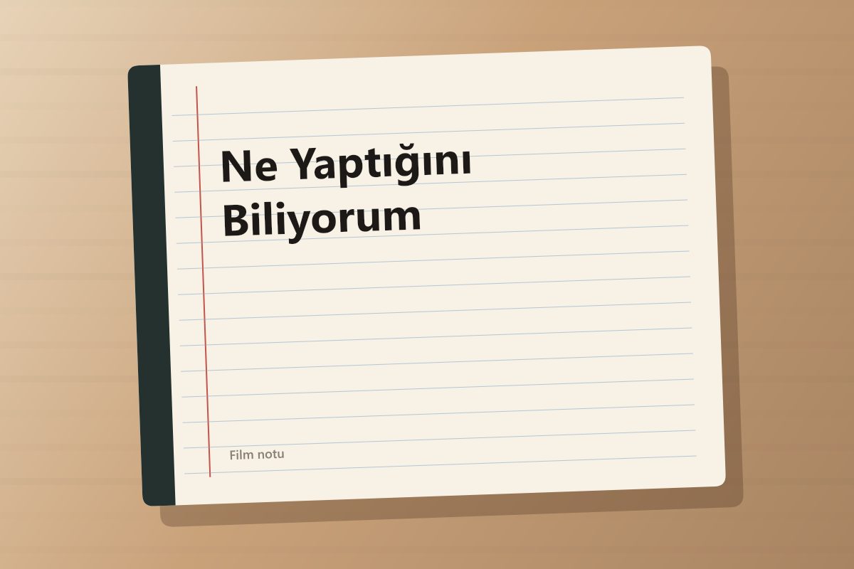 Ne Yaptığını Biliyorum kapağı