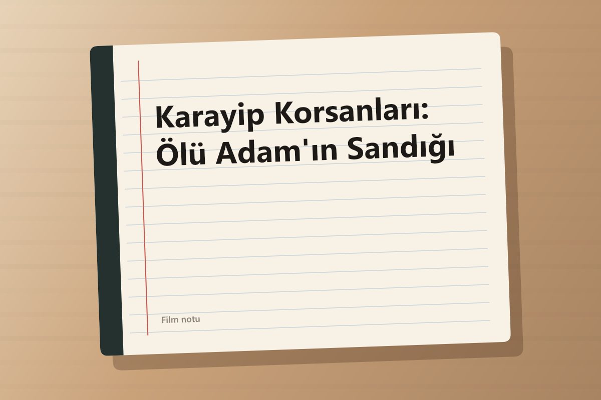 Karayip Korsanları: Ölü Adam'ın Sandığı kapağı