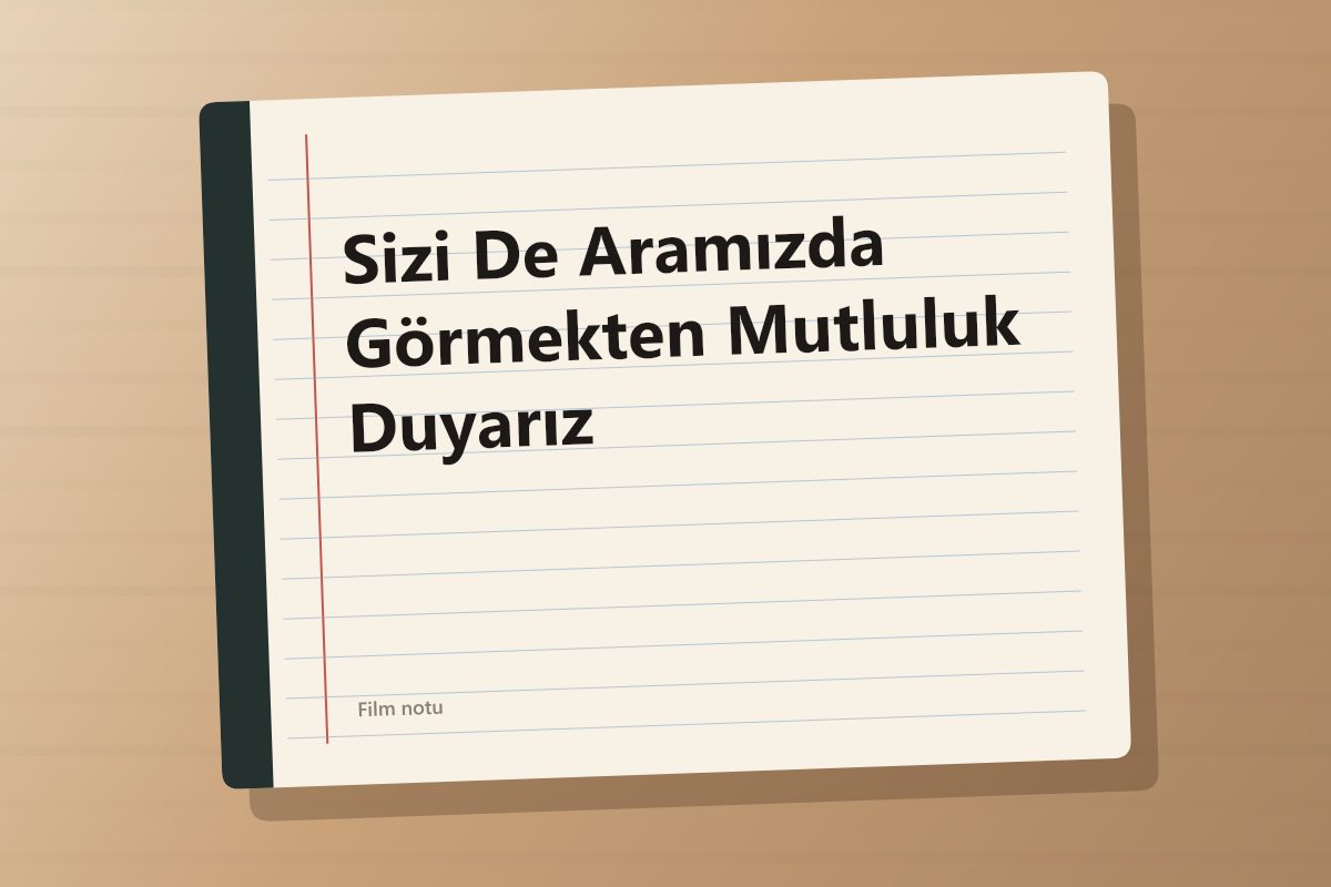 Sizi De Aramızda Görmekten Mutluluk Duyarız kapağı