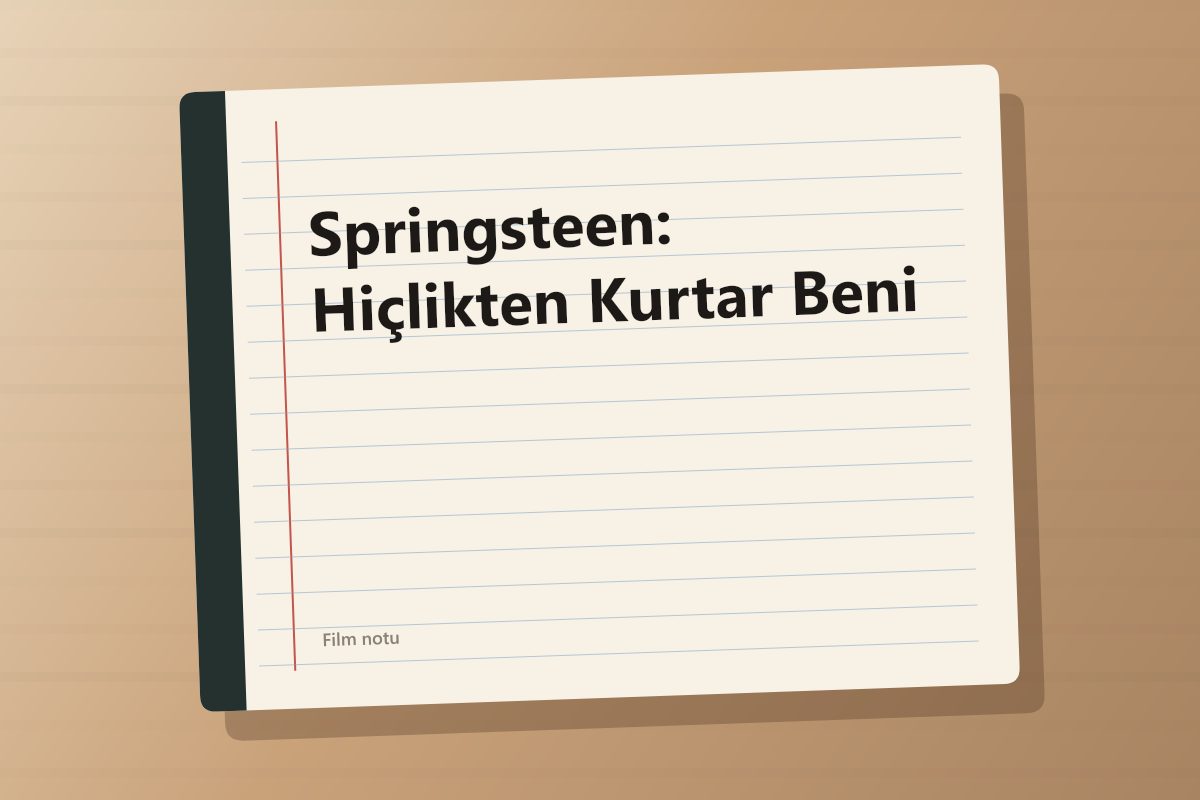 Springsteen: Hiçlikten Kurtar Beni kapağı